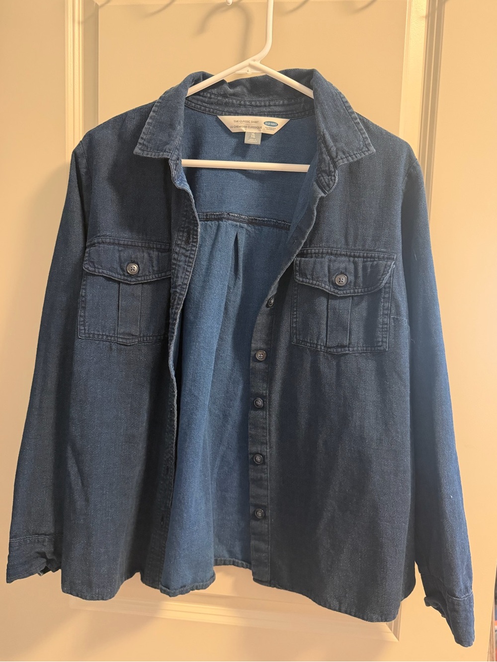 Old Navy “classic denim” button up shirt